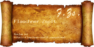 Flaschner Zsolt névjegykártya