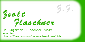 zsolt flaschner business card